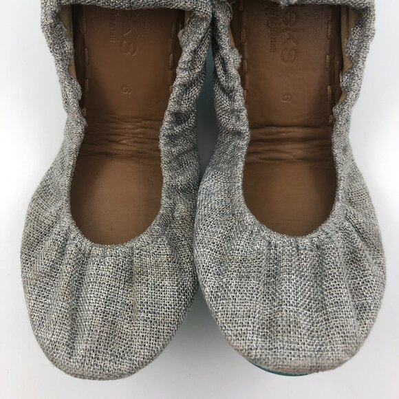 TIEKS by Gavrieli Silver Lake Vegan Ballet Flats 6 Retired - Picture 7 of 10